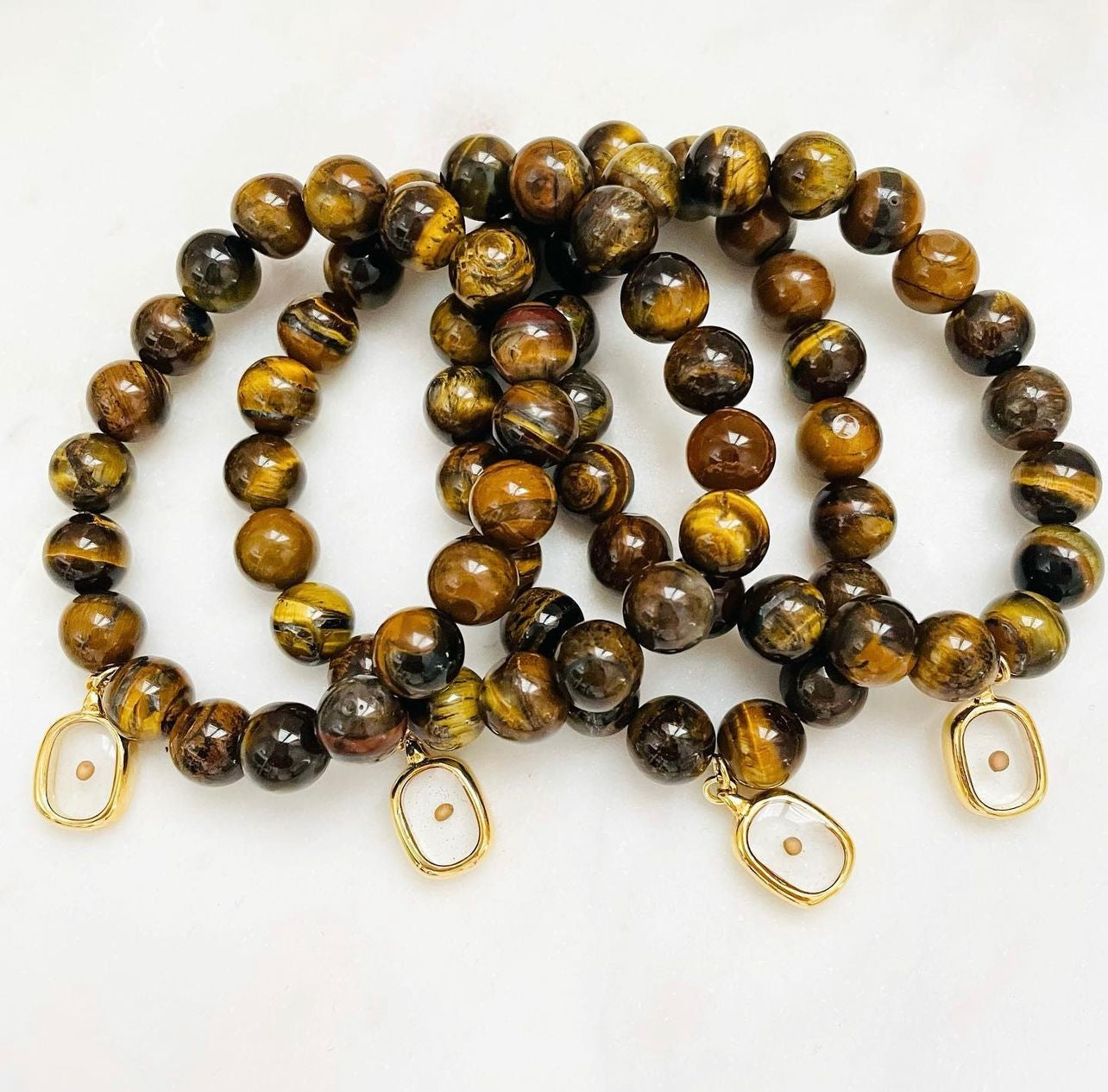 Mustard Seed Bracelet - Tiger's Eye