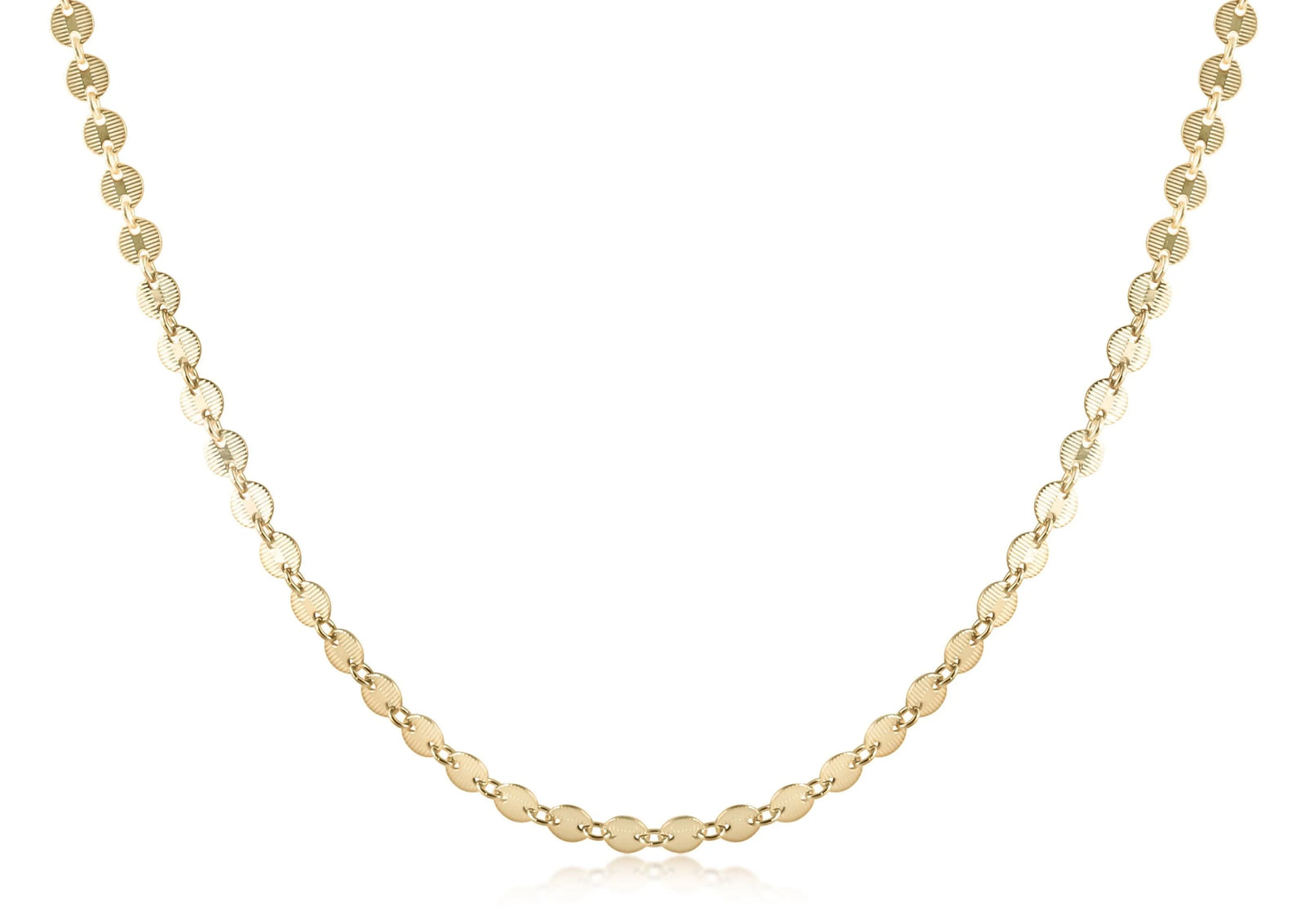 15" CHOKER INFINITY CHIC CHAIN - GOLD