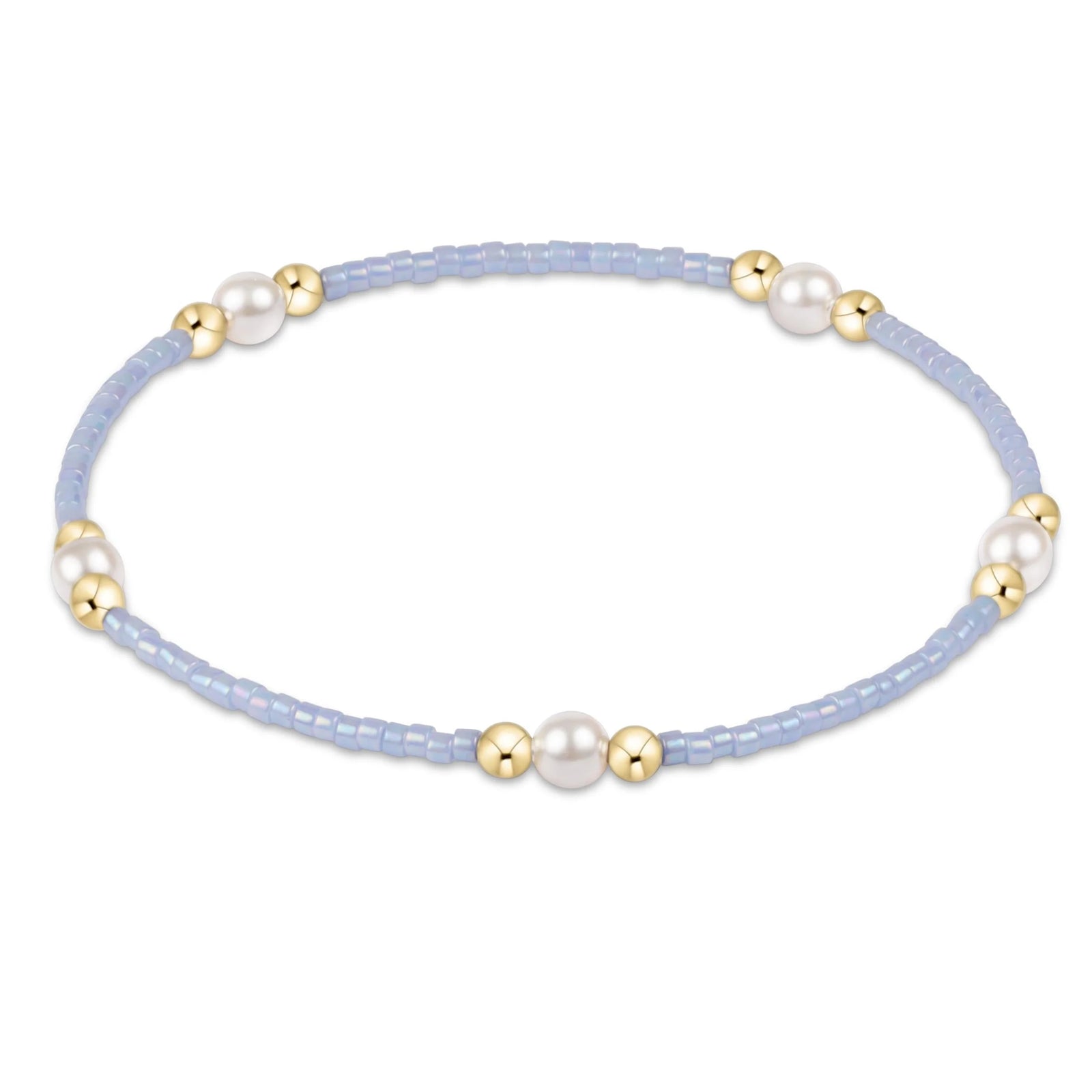 Hope Purpose Pearl Bracelet - ocean mist