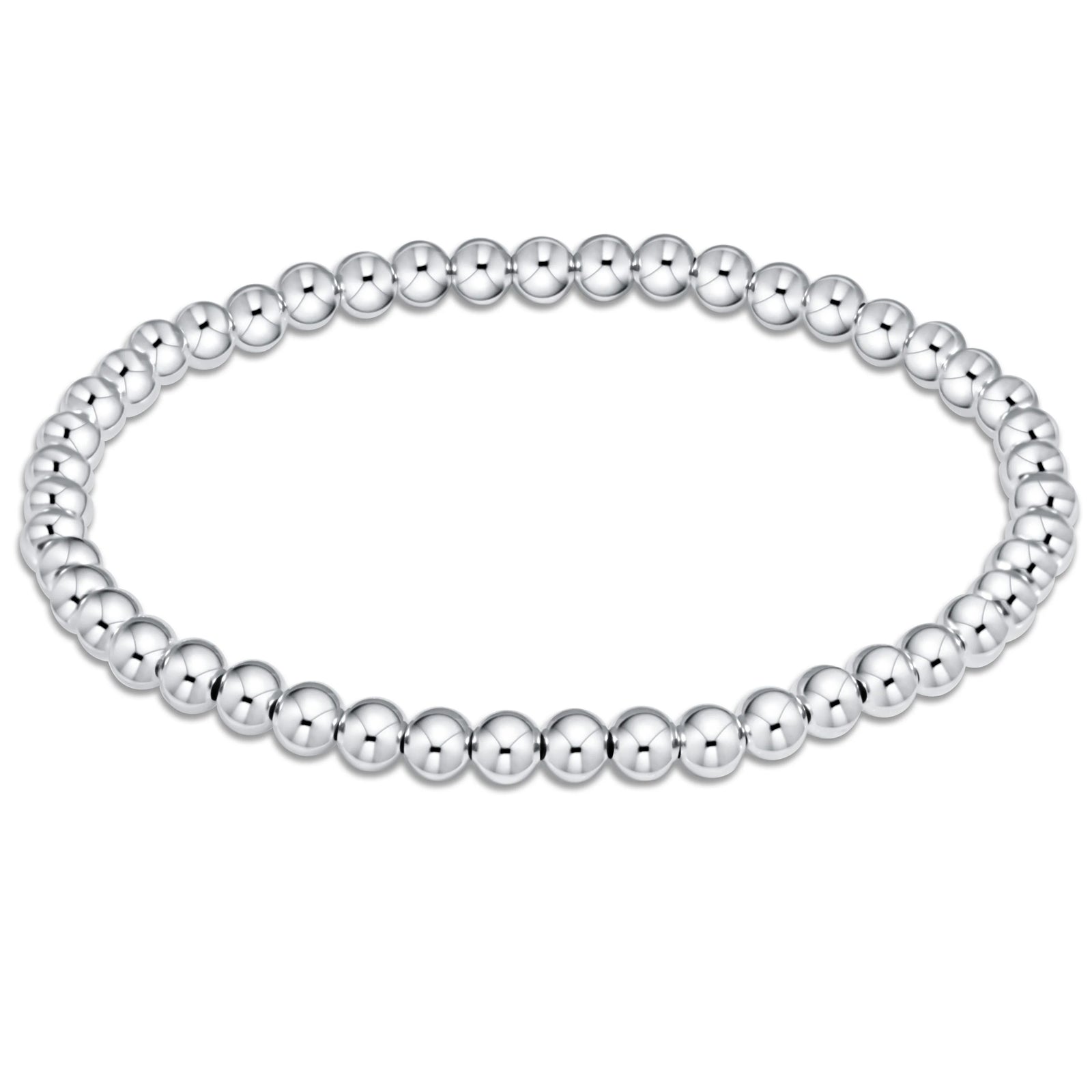 Classic sterling 4mm bead bracelet