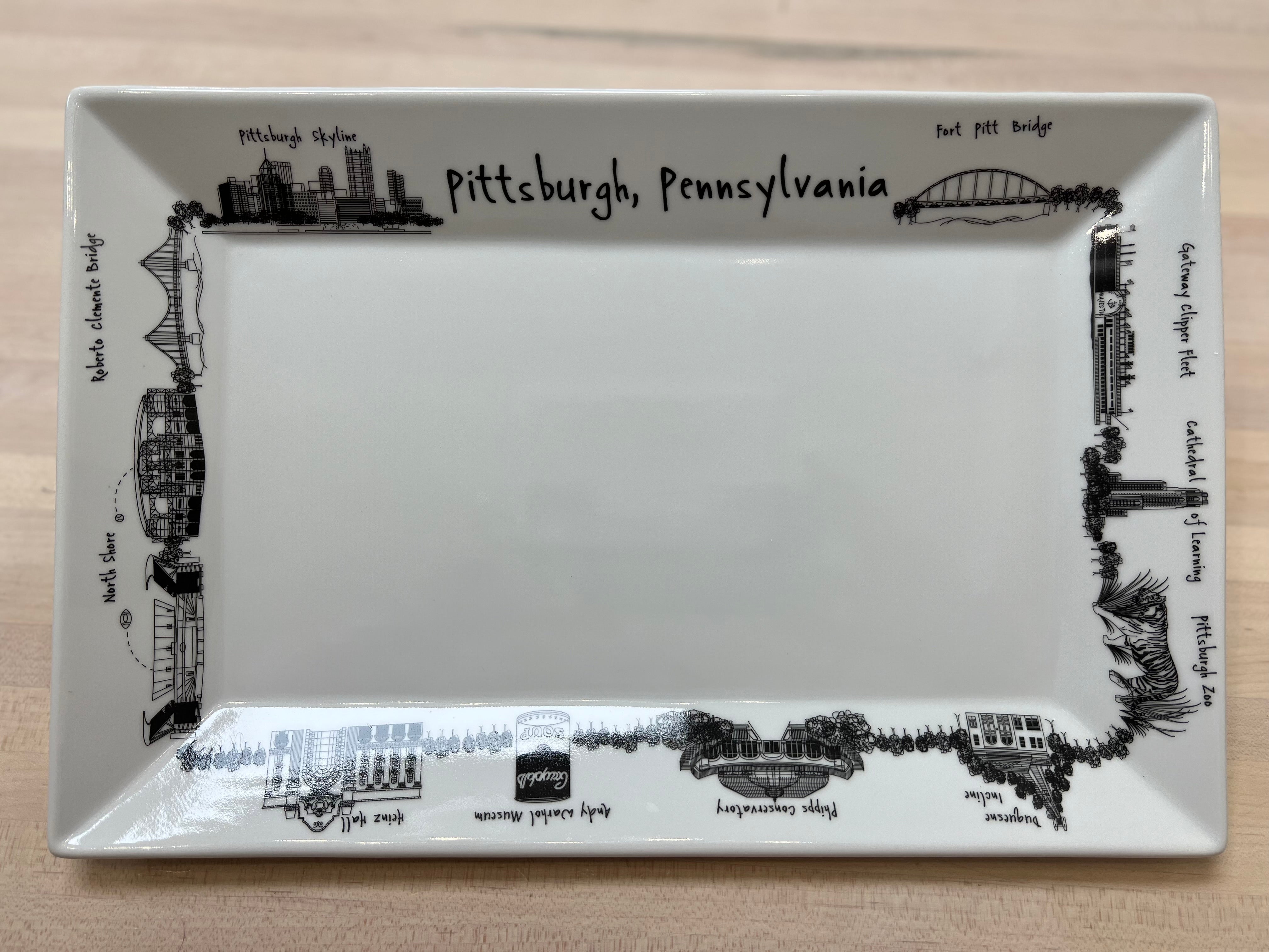 Pittsburgh Rectangle Dish