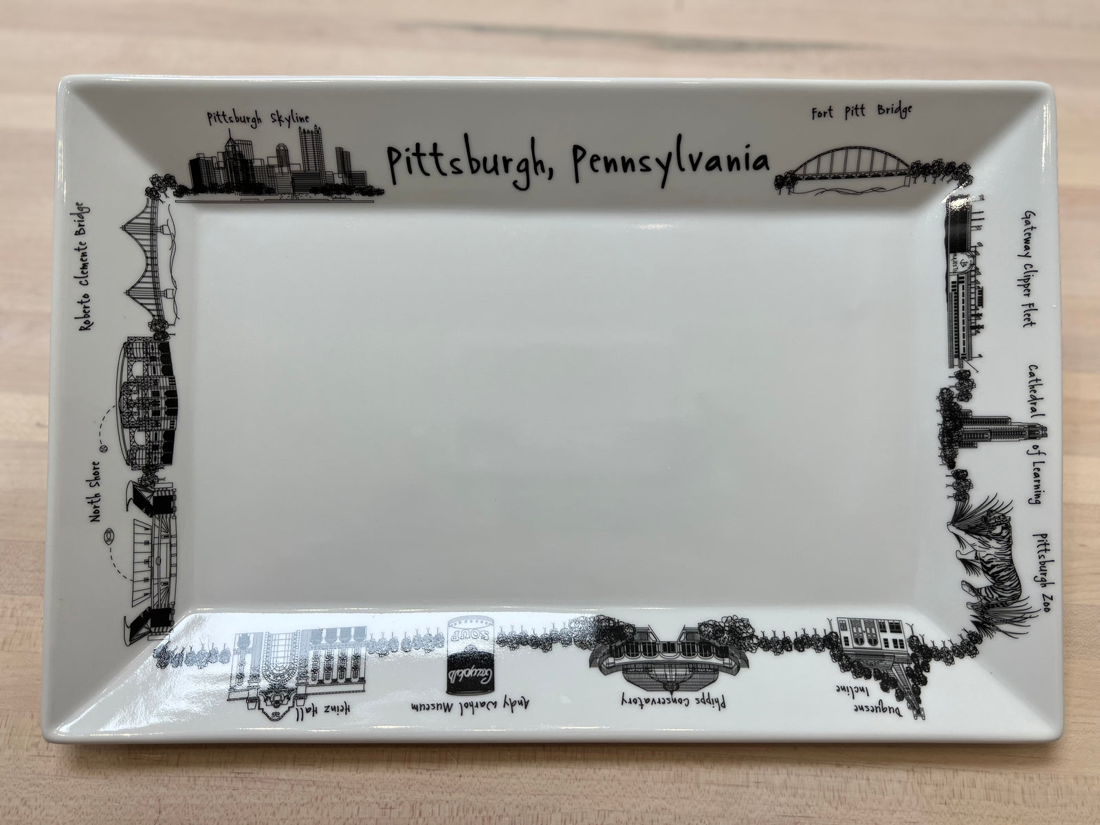 Pittsburgh Rectangle Dish