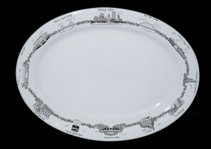 Pittsburgh Oval Plate