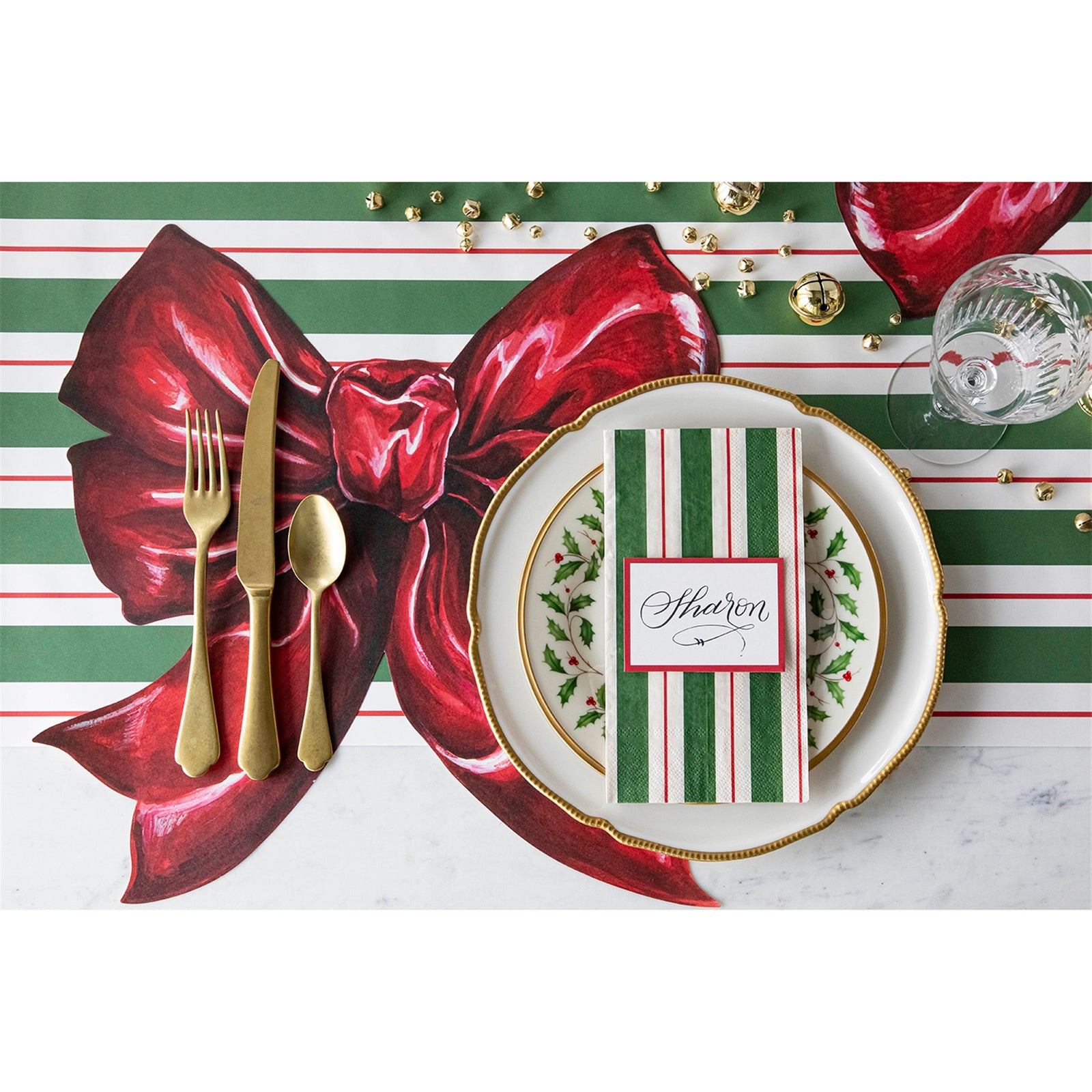 Die Cut Bow Placemats