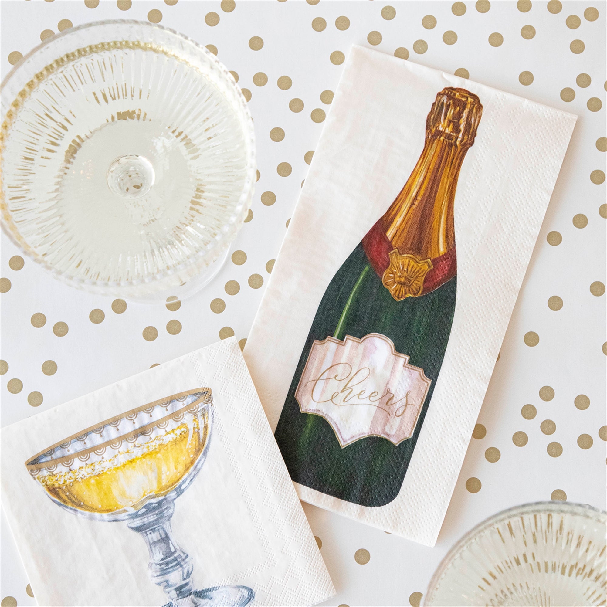 Champagne Guest Napkins