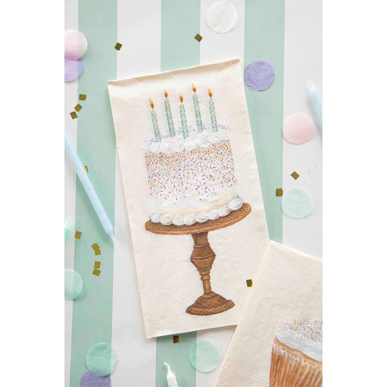 Birthday Cake Guest Napkins