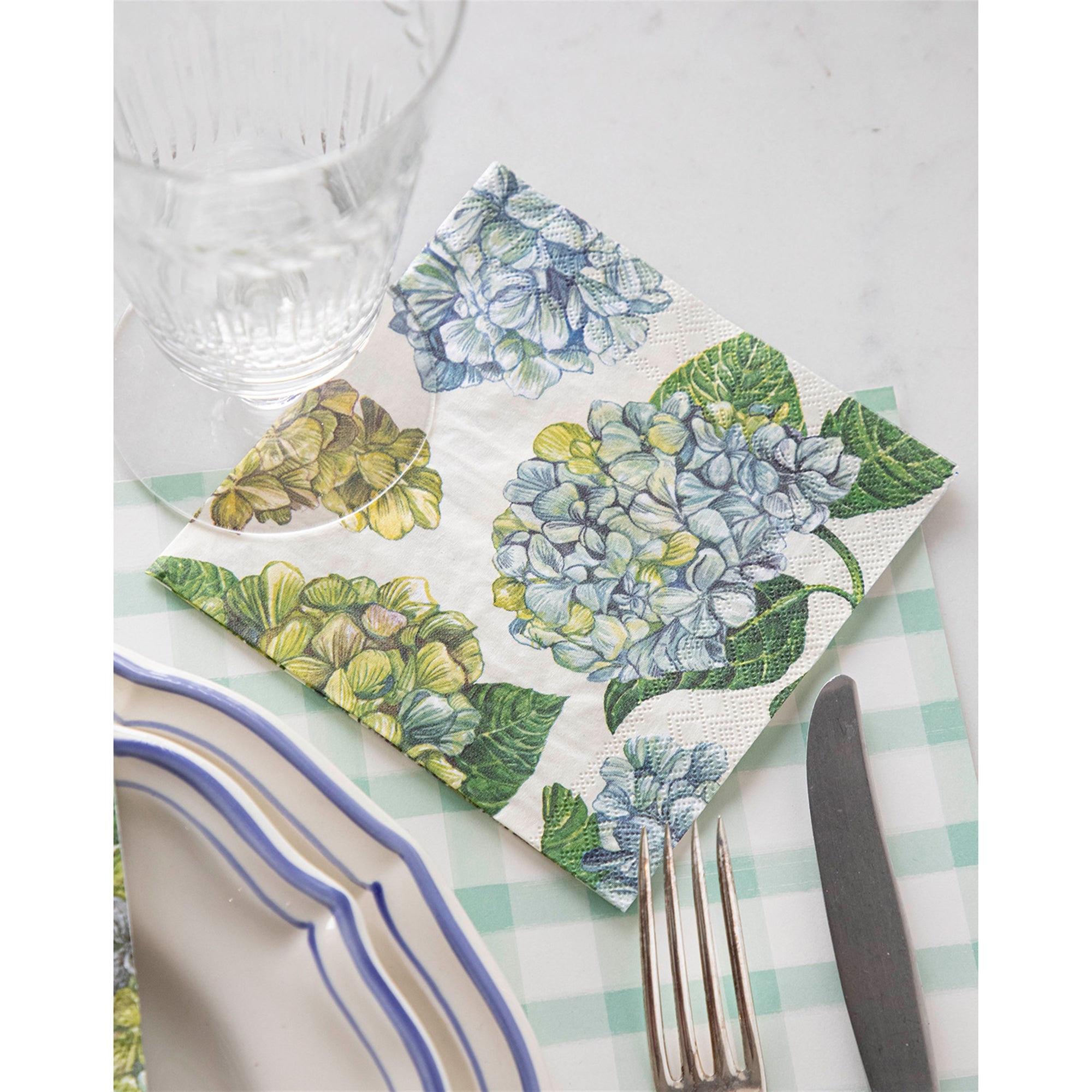 Hydrangea Cocktail Napkins