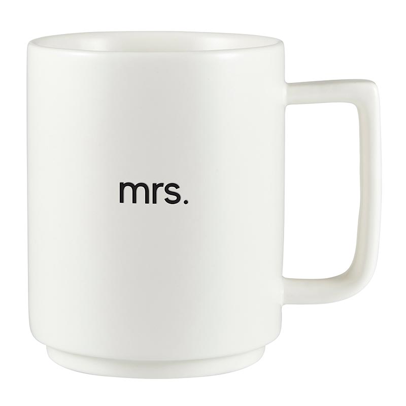 Mr. and Mrs. Stackable Mug Set