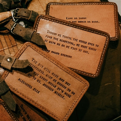 Leather Luggage Tag