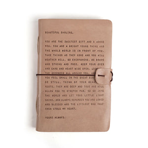 Beautiful Darling Leather Journal