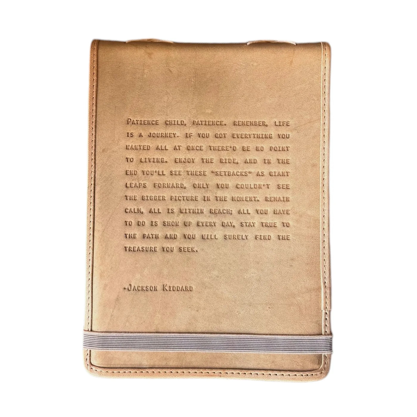 Patience Child Leather Journal
