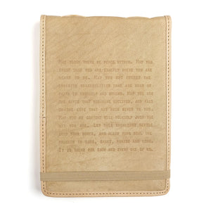 May Today There Be Peace leather journal