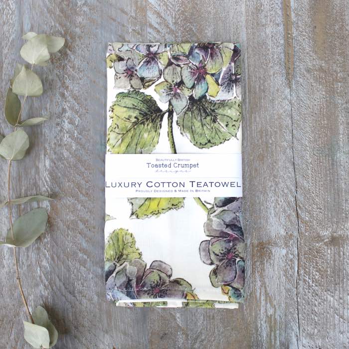 Hydrangea Tea Towel