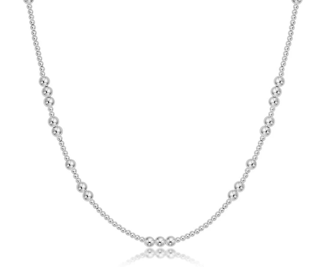 Hope unwritten 17" choker - sterling silver