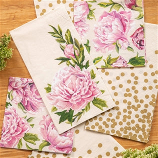 Peony Guest Napkins