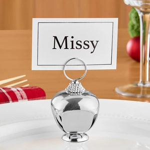 Silver Bell Card Holder