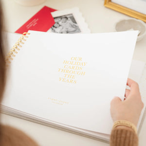 Holiday Card Book - Red
