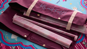 Let's Rack & Roll Bag - burgundy
