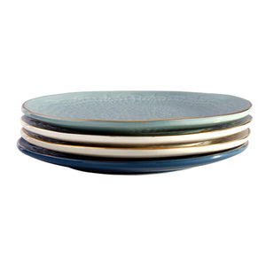 Gold Rim Stamped Plate