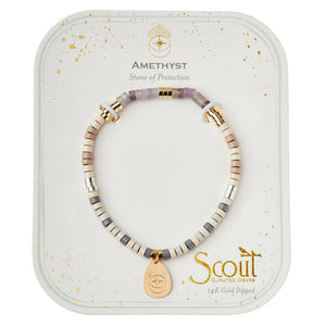 Intention Charm Bracelet - amethyst