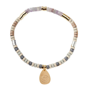 Intention Charm Bracelet - amethyst