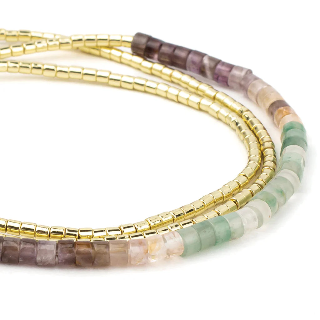 Ombre Stone Wrap - Twilight/Gold