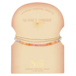 Ombre Stone Wrap - Sunset
