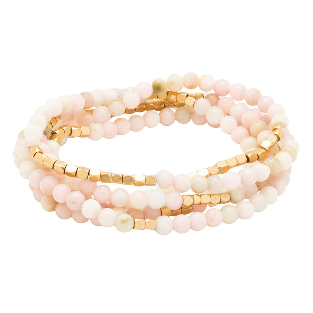 Stone Wrap - pink opal