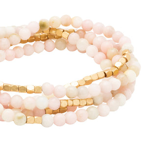 Stone Wrap - pink opal