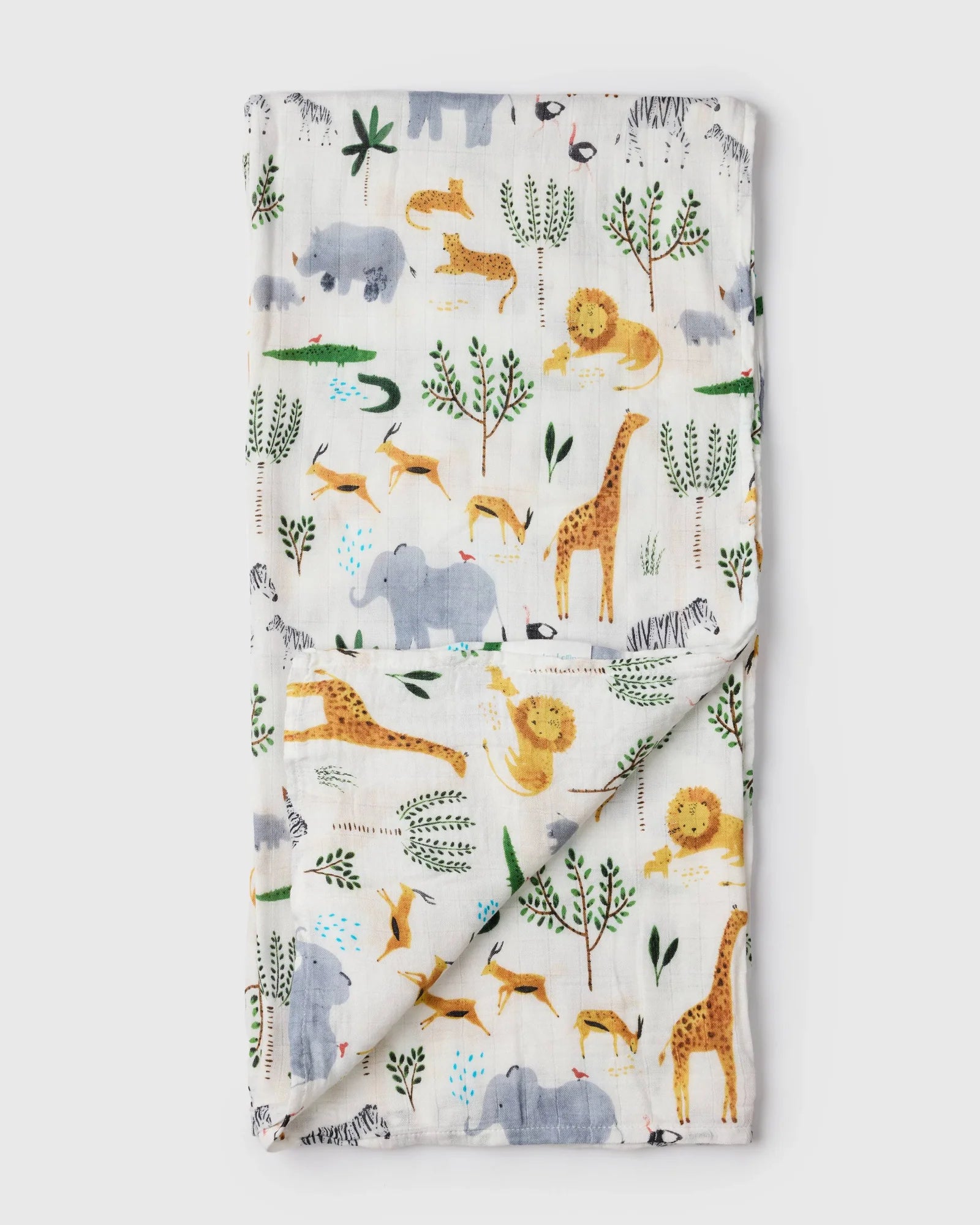 Safari Jungle Muslin Swaddle