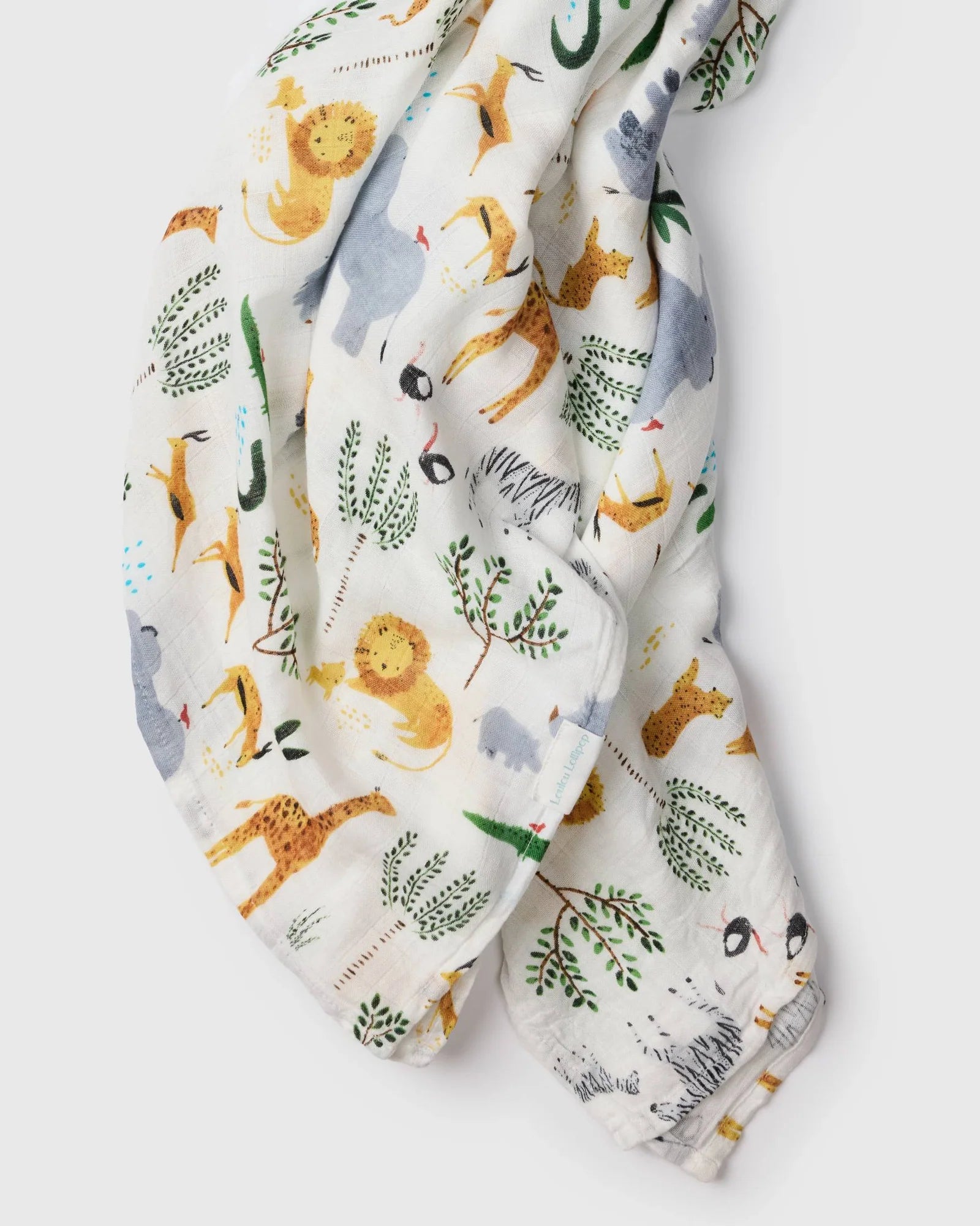 Safari Jungle Muslin Swaddle