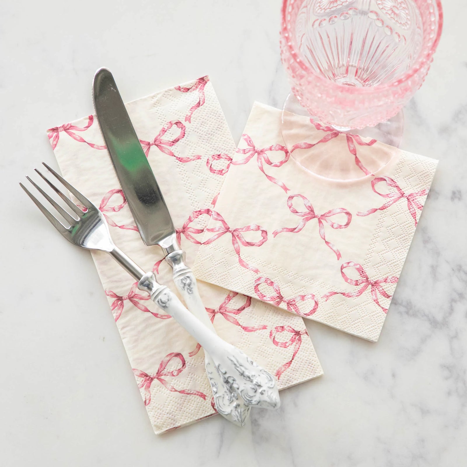 Bow Cocktail Napkins