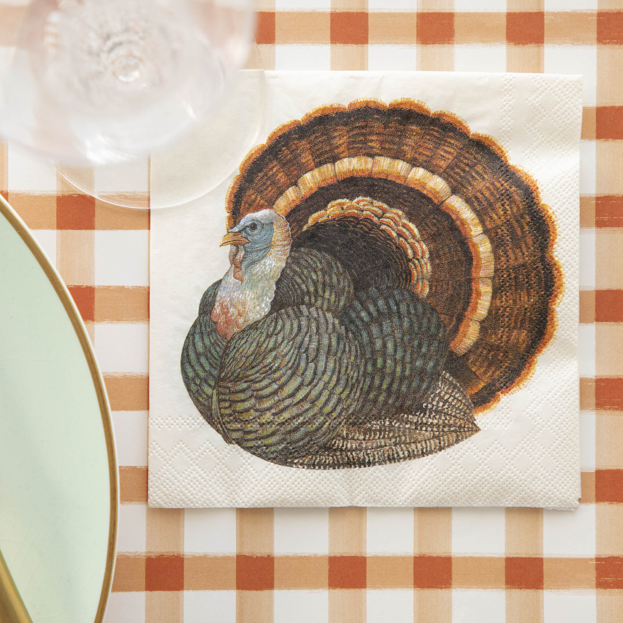 Heritage Turkey Cocktail Napkins