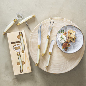 Corkscrew Set in Wood Tray