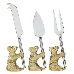 Mice Cheese Knives Set