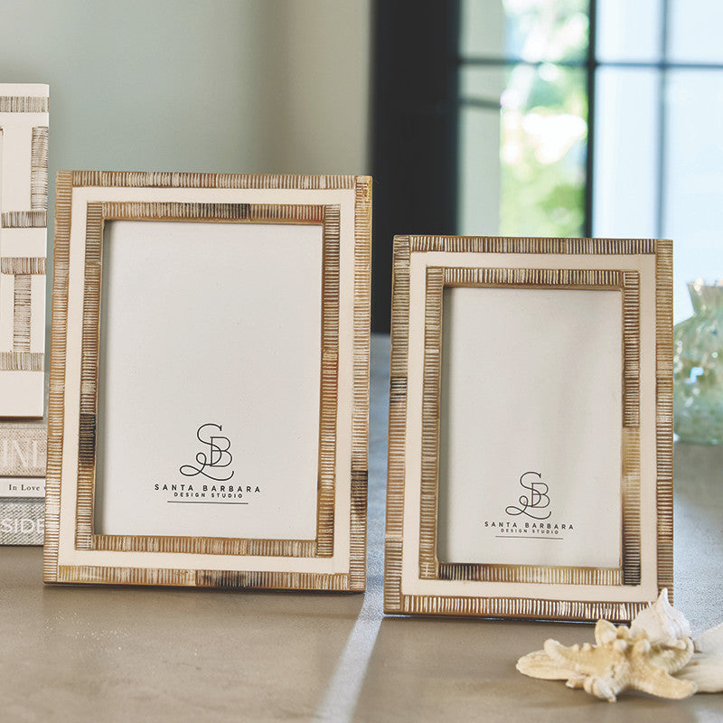 White Horn Frame 5x7