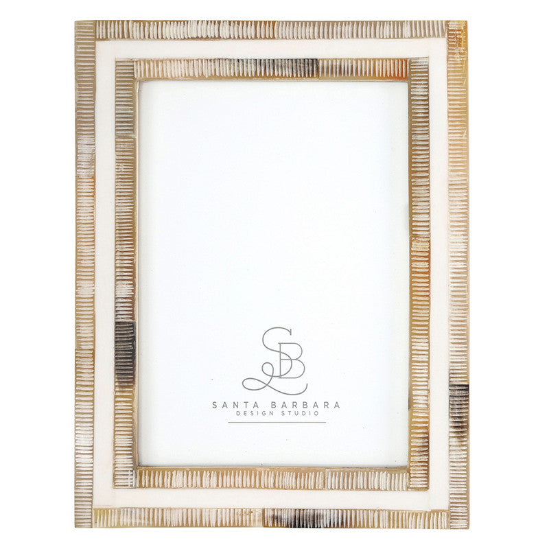 White Horn Frame 5x7