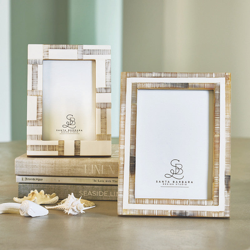 White Horn Frame 4x6