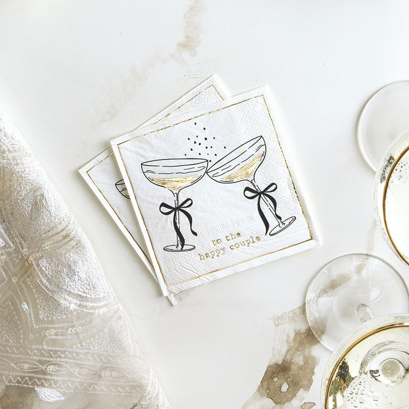 Happy Couple cocktail napkins