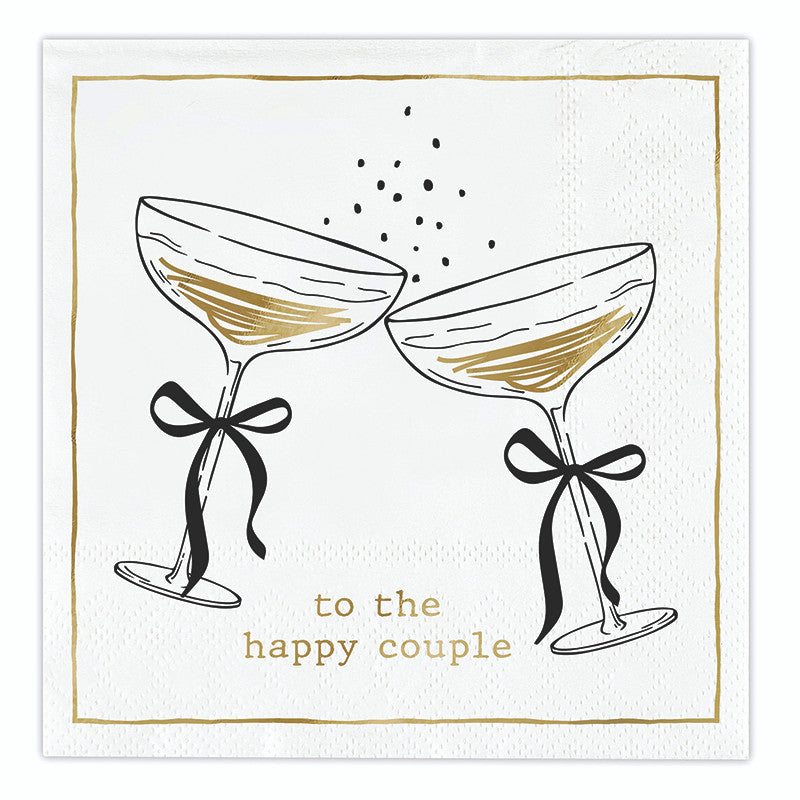 Happy Couple cocktail napkins