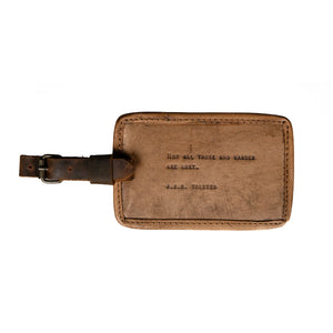 Not all Who Wander Luggage Tag