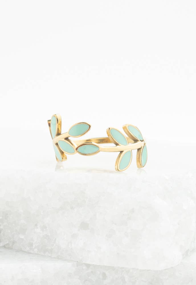 Seeds of Hope Ring in Mint