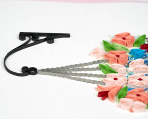 Quilled Flower Basket Mother’s Day Card