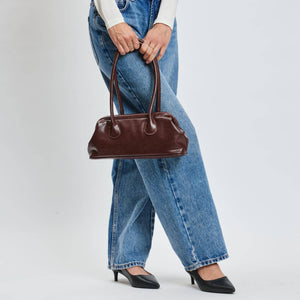 Nina Shoulder Bag: Wine