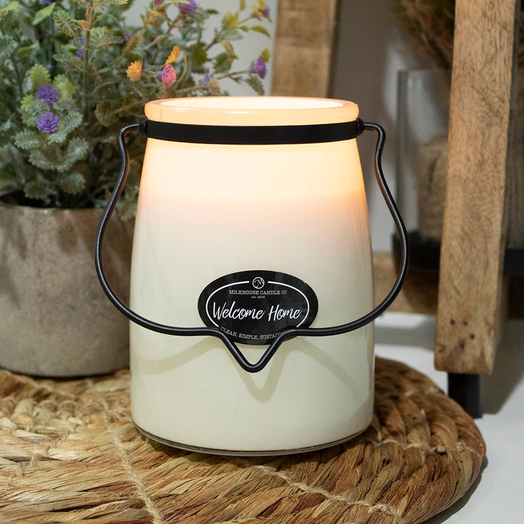 Welcome Home Butter Jar Candle