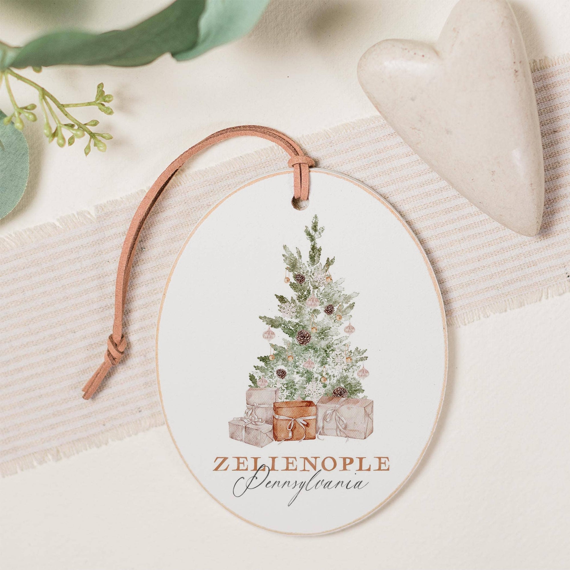 Zelienople Pennsylvania Tree Ornament