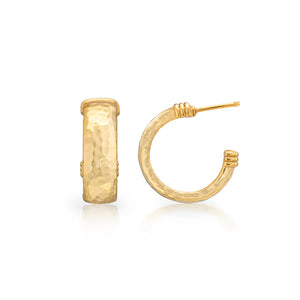 Cleopatra Classic Small Hoop Earrings - gold