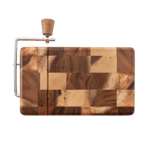 Wood Board Cheese Slicer