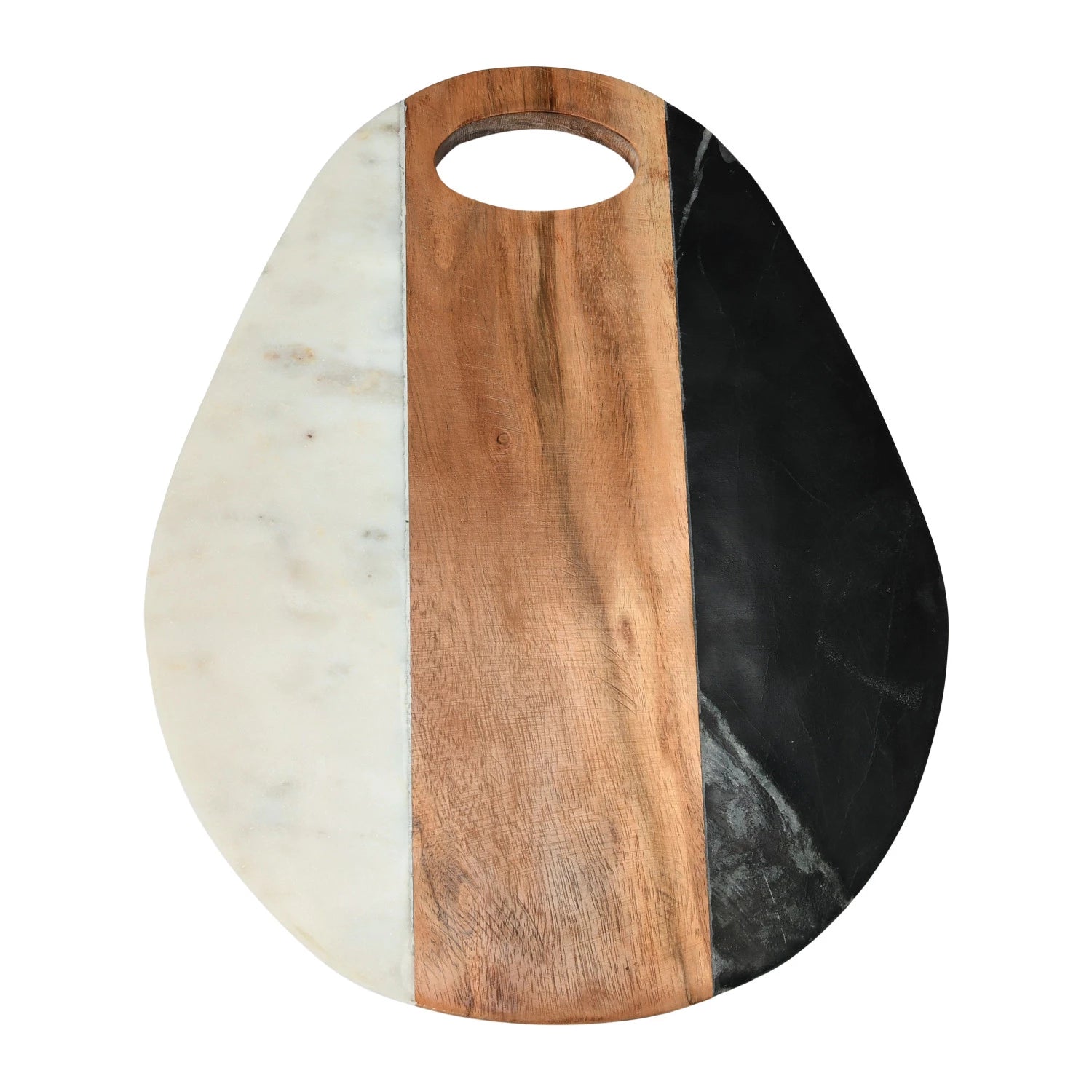 Marble & Acacia Wood Cheese/Cutting Board