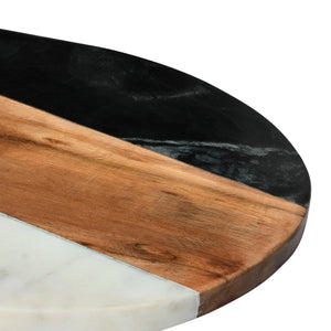 Marble & Acacia Wood Cheese/Cutting Board